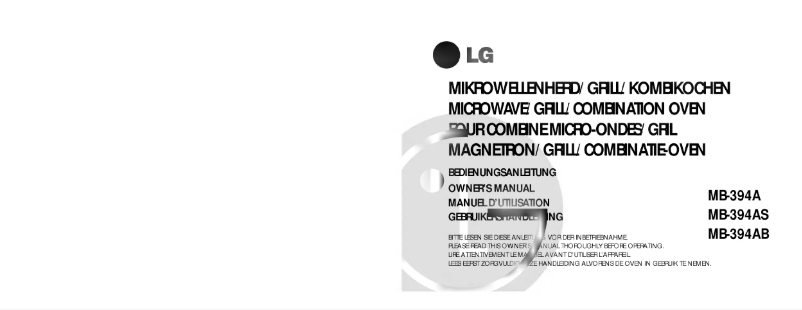 Imagen de la primera página del manual del dispositivo MB-394AB