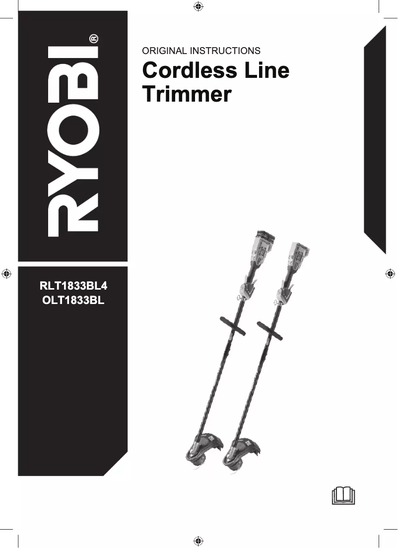 Página 1 del manual Manual de usuario RYOBI One+ OLT1833BL