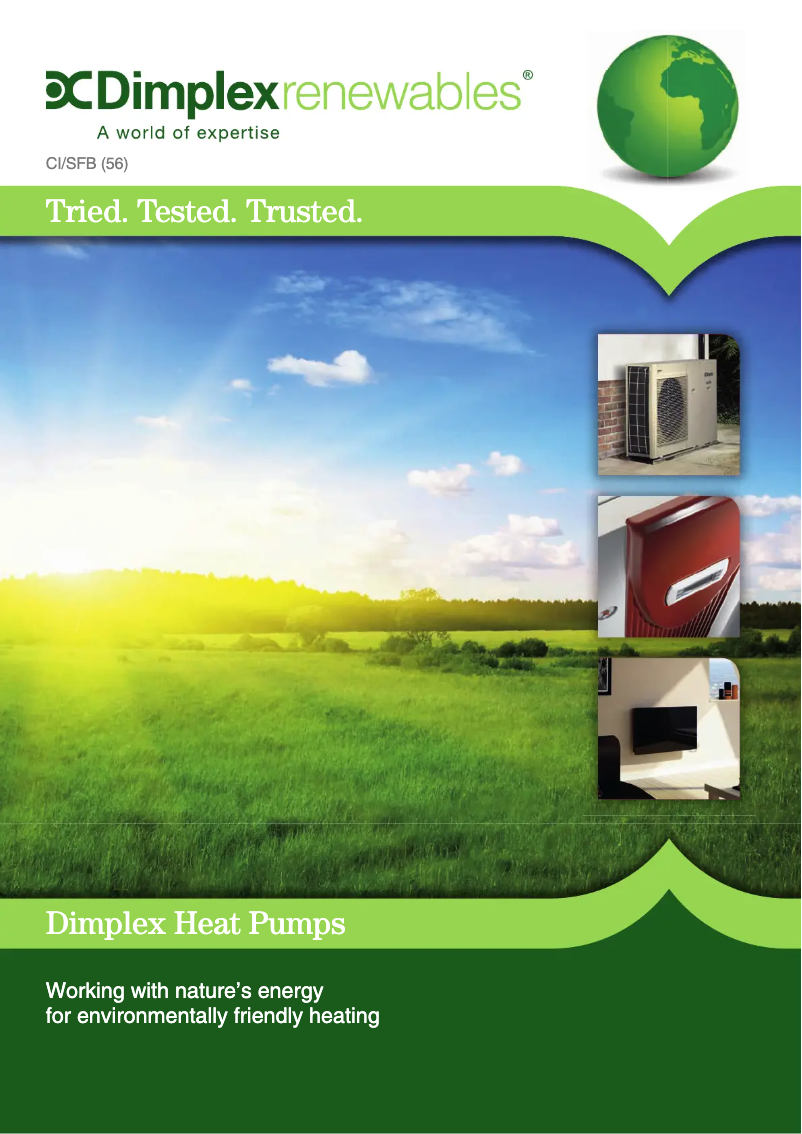 Página 1 del manual Folleto Dimplex CTHK635