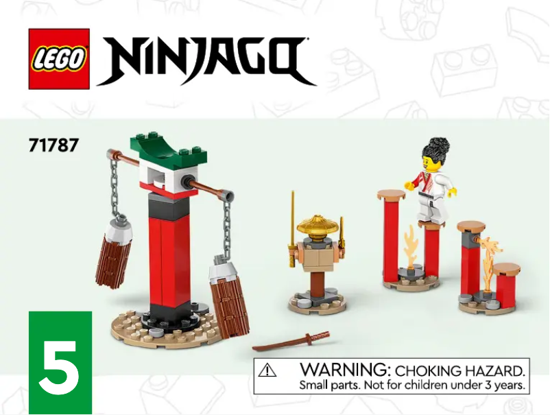 Página 1 del manual Manual de usuario Lego Ninjago 71787