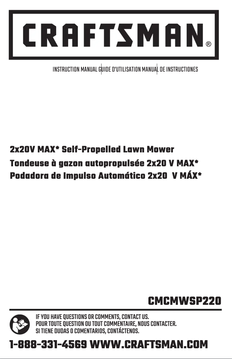 Página nº 1 - Manual de usuario Craftsman CMCMWSP220