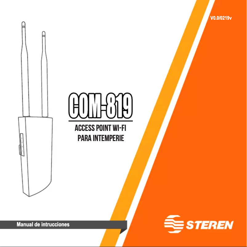 Página 1 del manual Manual de usuario Steren COM-819