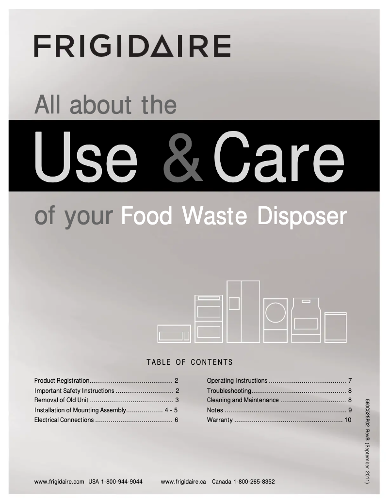 Imagen de la primera página del manual del dispositivo FFDI502CMS