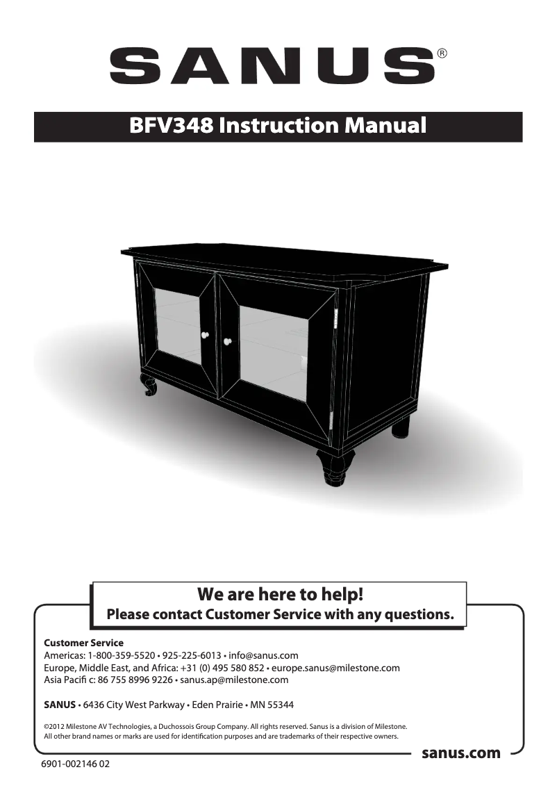 Imagen de la primera página del manual del dispositivo BFV348