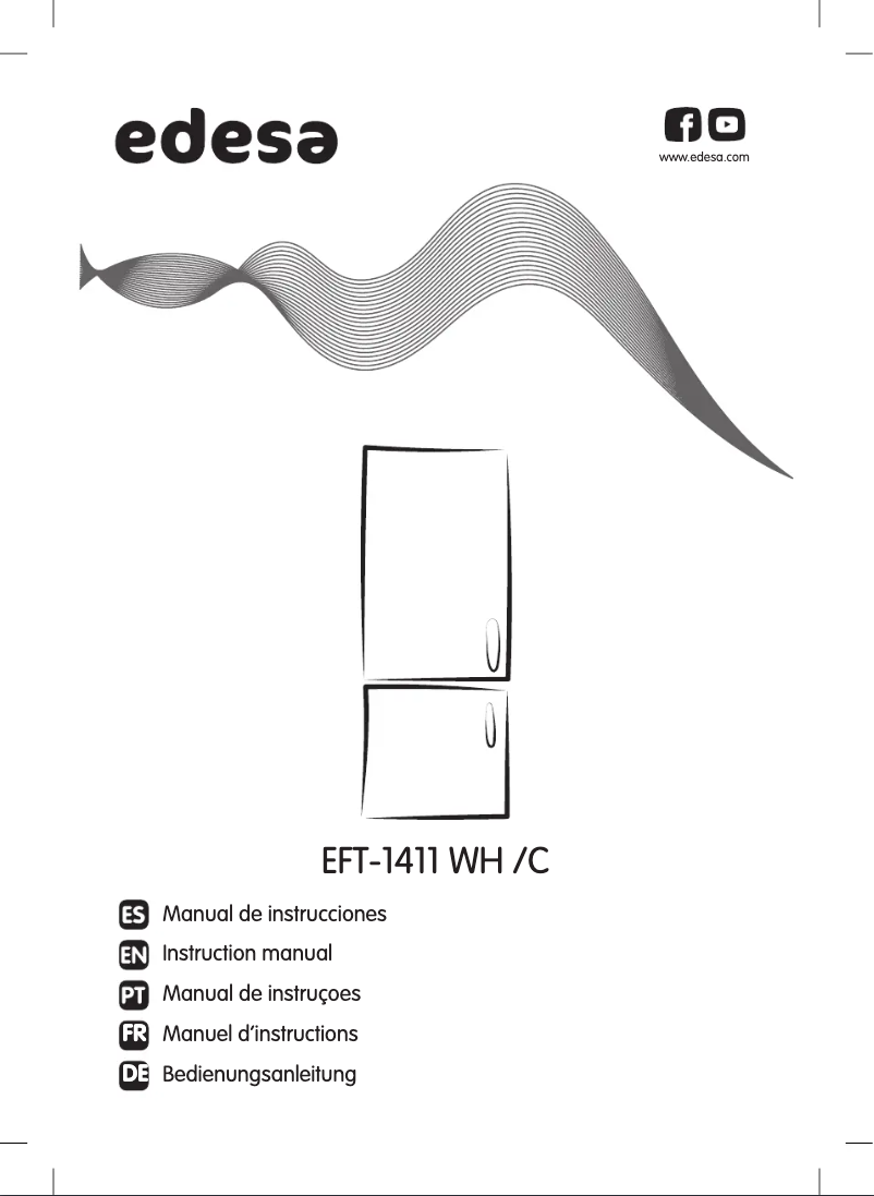 Imagen de la primera página del manual del dispositivo EFT-1411 WH
