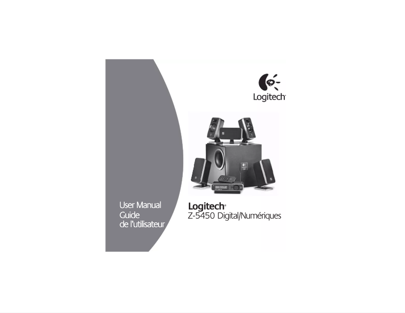 Página 1 del manual Manual de usuario Logitech Z-5450