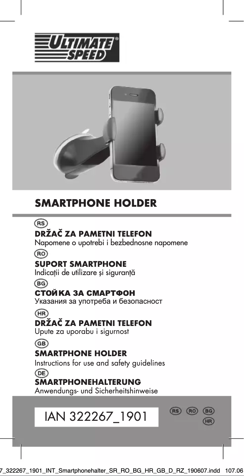 Imagen de la primera página del manual del dispositivo IAN 322267