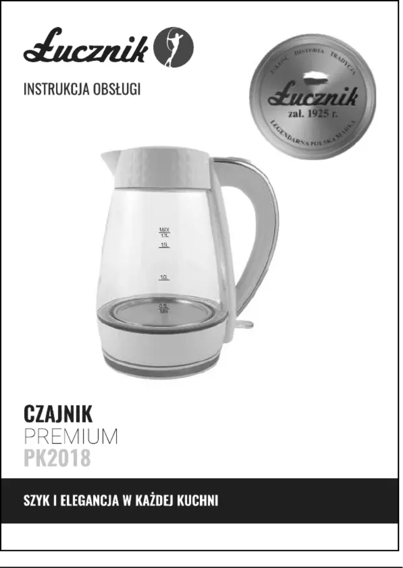 Página 1 del manual Manual de usuario Łucznik Premium PK-2018
