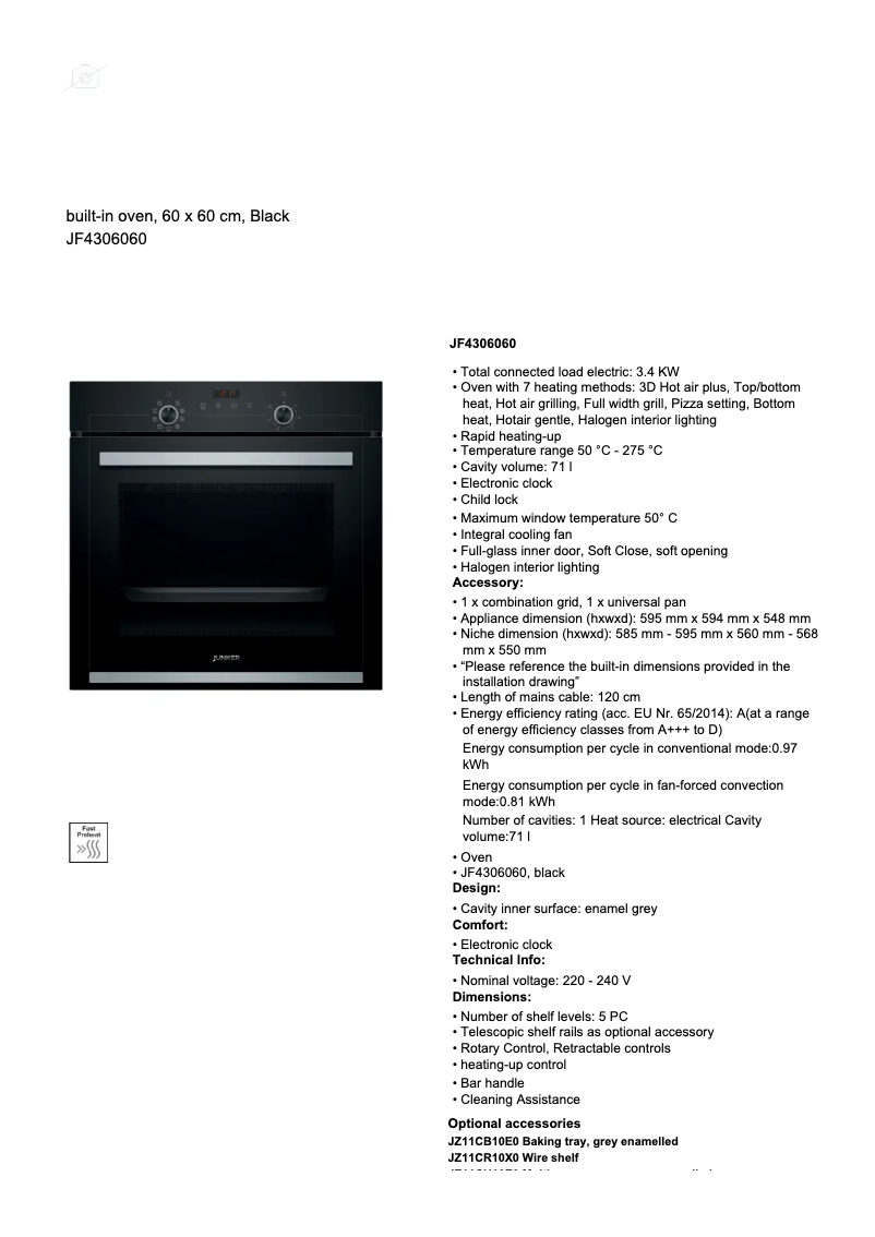 Imagen de la primera página del manual del dispositivo JF4306060