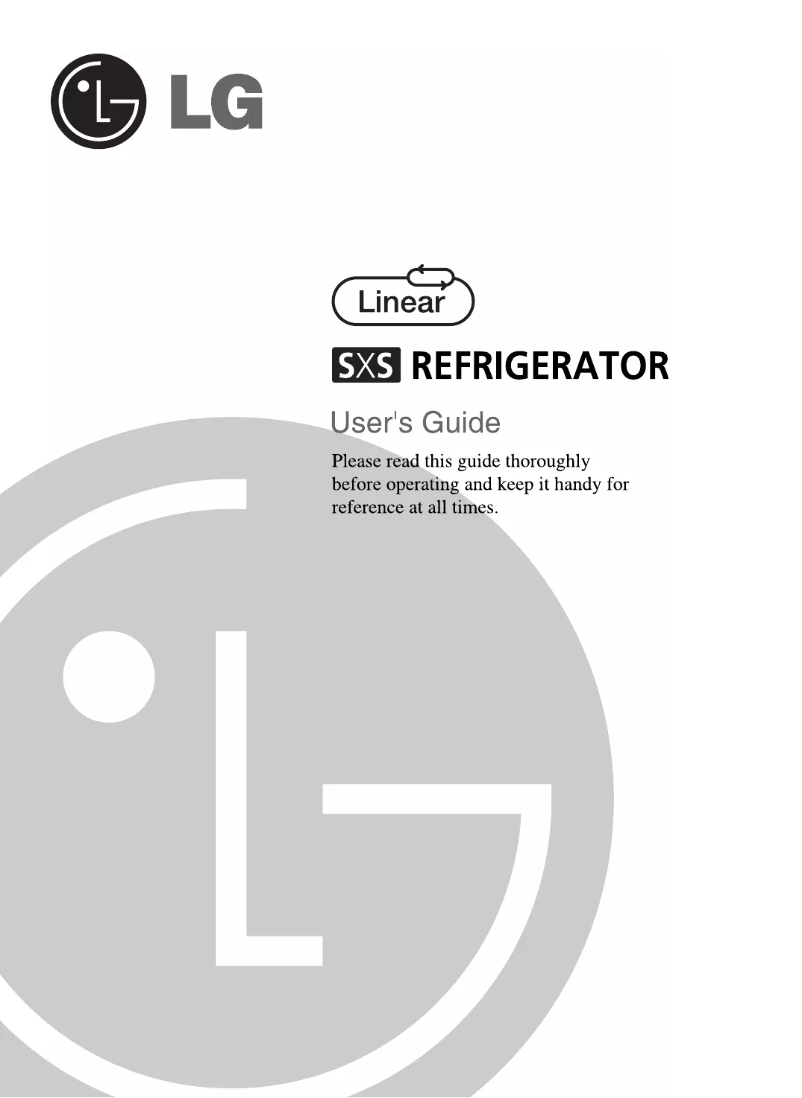 Página nº 1 - Manual de usuario LG GRP247JHMV