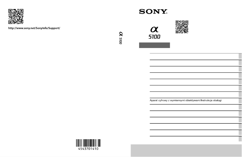 Imagen de la primera página del manual del dispositivo Alpha A5100
