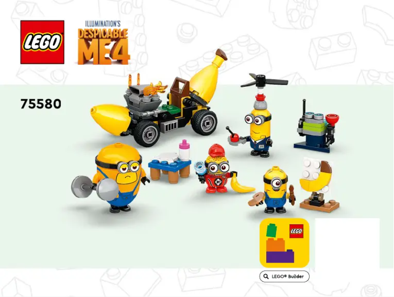 Página 1 del manual Instrucciones visuales Lego Despicable Me 4 Minions 75580
