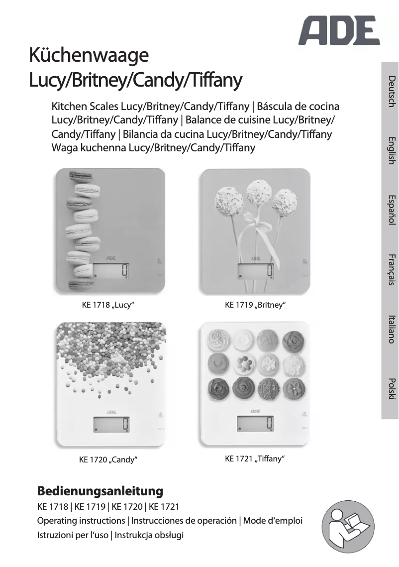 Página 1 del manual Manual de usuario ADE Candy KE 1720