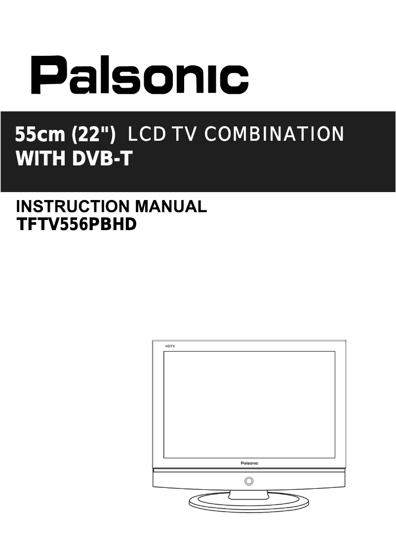Imagen de la primera página del manual del dispositivo TFTV556PBHD