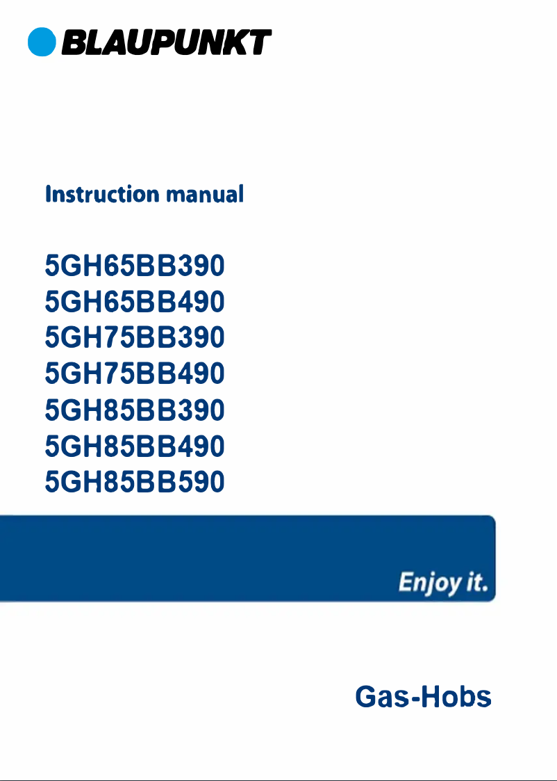 Página 1 del manual Manual de usuario Blaupunkt 5GH65BB490
