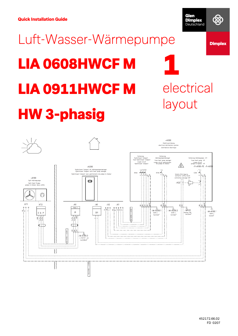 Imagen de la primera página del manual del dispositivo LIA 0911HWCF M