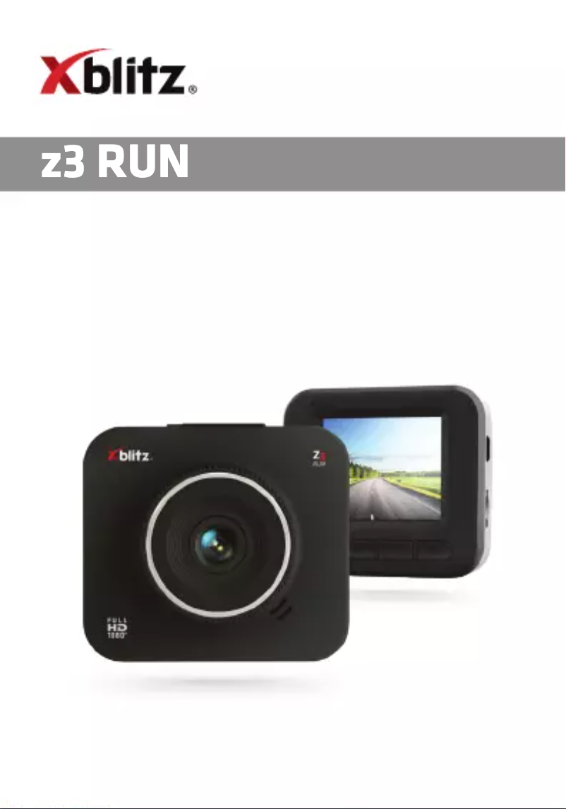 Imagen de la primera página del manual del dispositivo Z3 Run