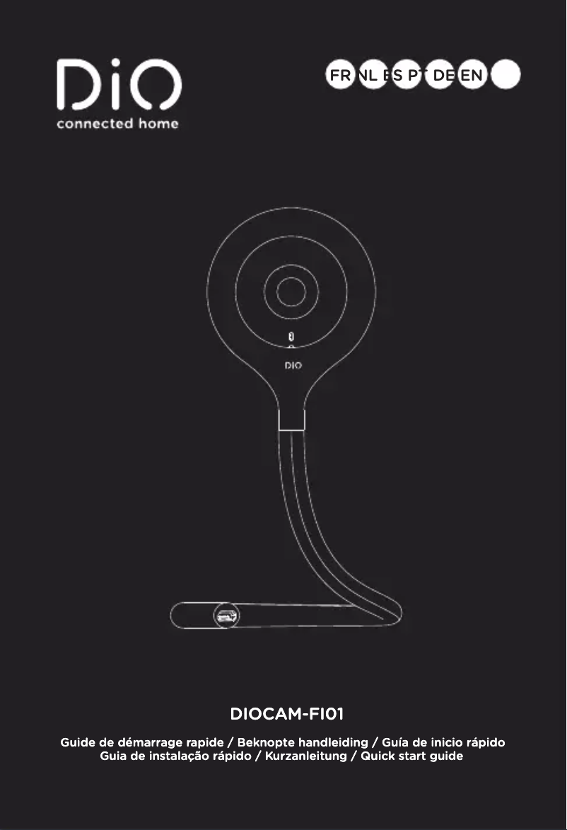 Imagen de la primera página del manual del dispositivo DIOCAM-FI01