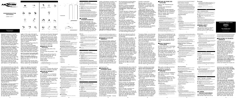Imagen de la primera página del manual del dispositivo 1600-0437