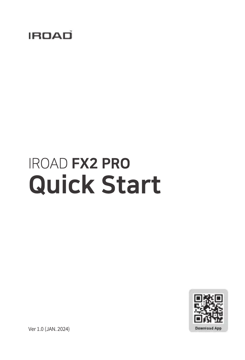 Página 1 del manual Manual de usuario iRoad FX2 PRO