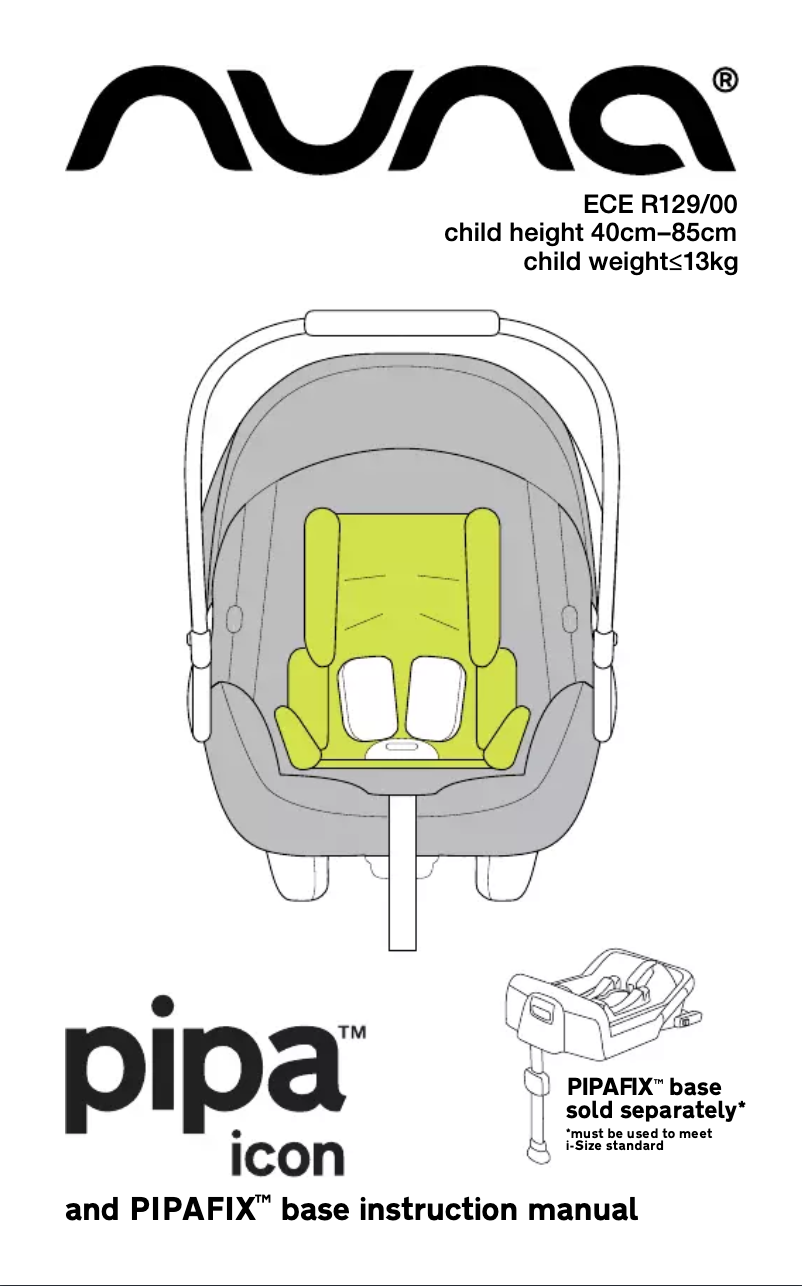 Página 1 del manual Manual de usuario Nuna Pipa icon