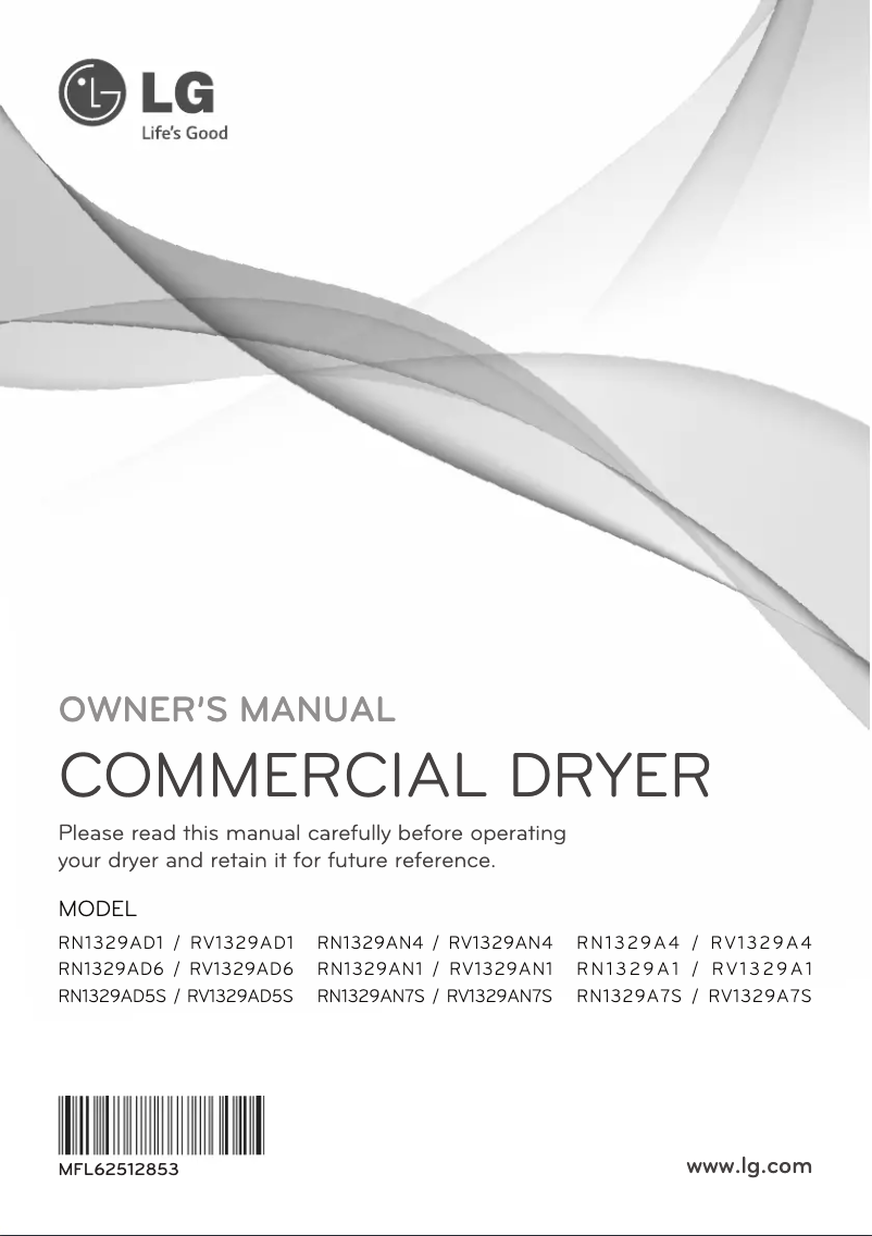 Página 1 del manual Manual de usuario LG RV1329A4