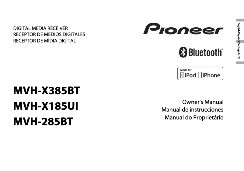 Página 1 del manual Manual de usuario Pioneer MVH-285BT