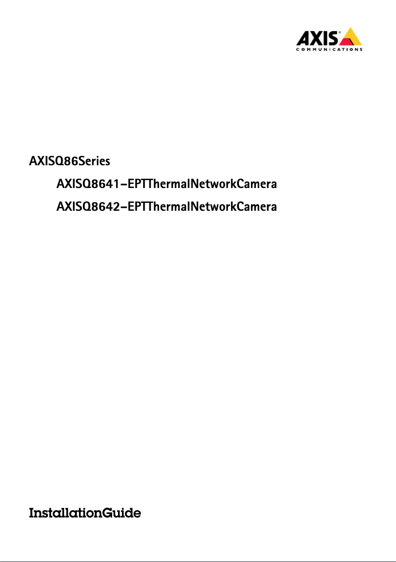 Imagen de la primera página del manual del dispositivo Q8641-E