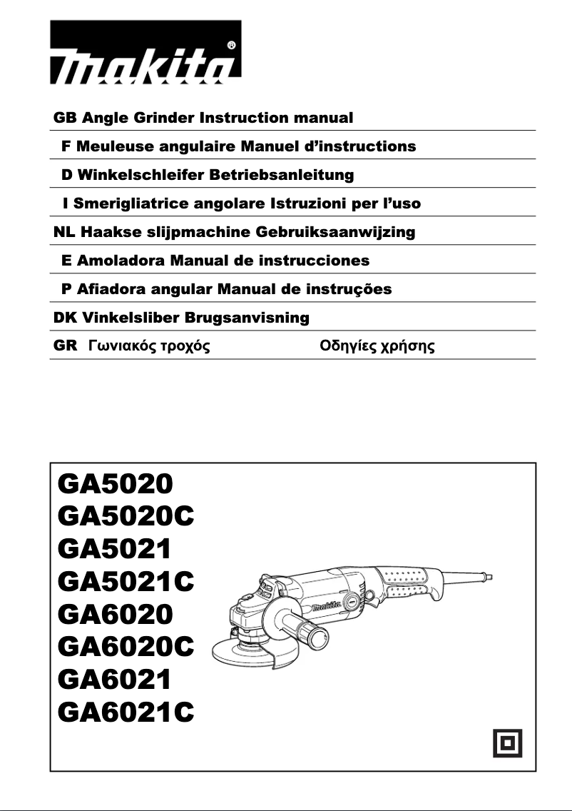 Imagen de la primera página del manual del dispositivo GA6021