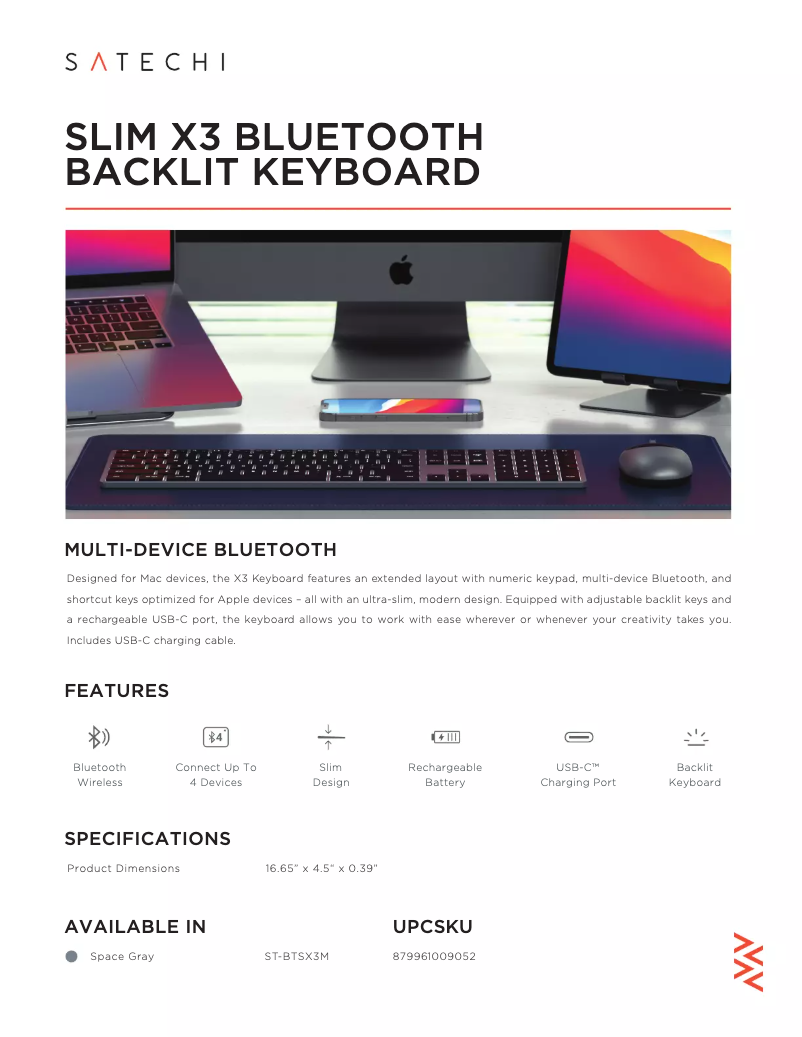 Imagen de la primera página del manual del dispositivo Slim X3 Bluetooth