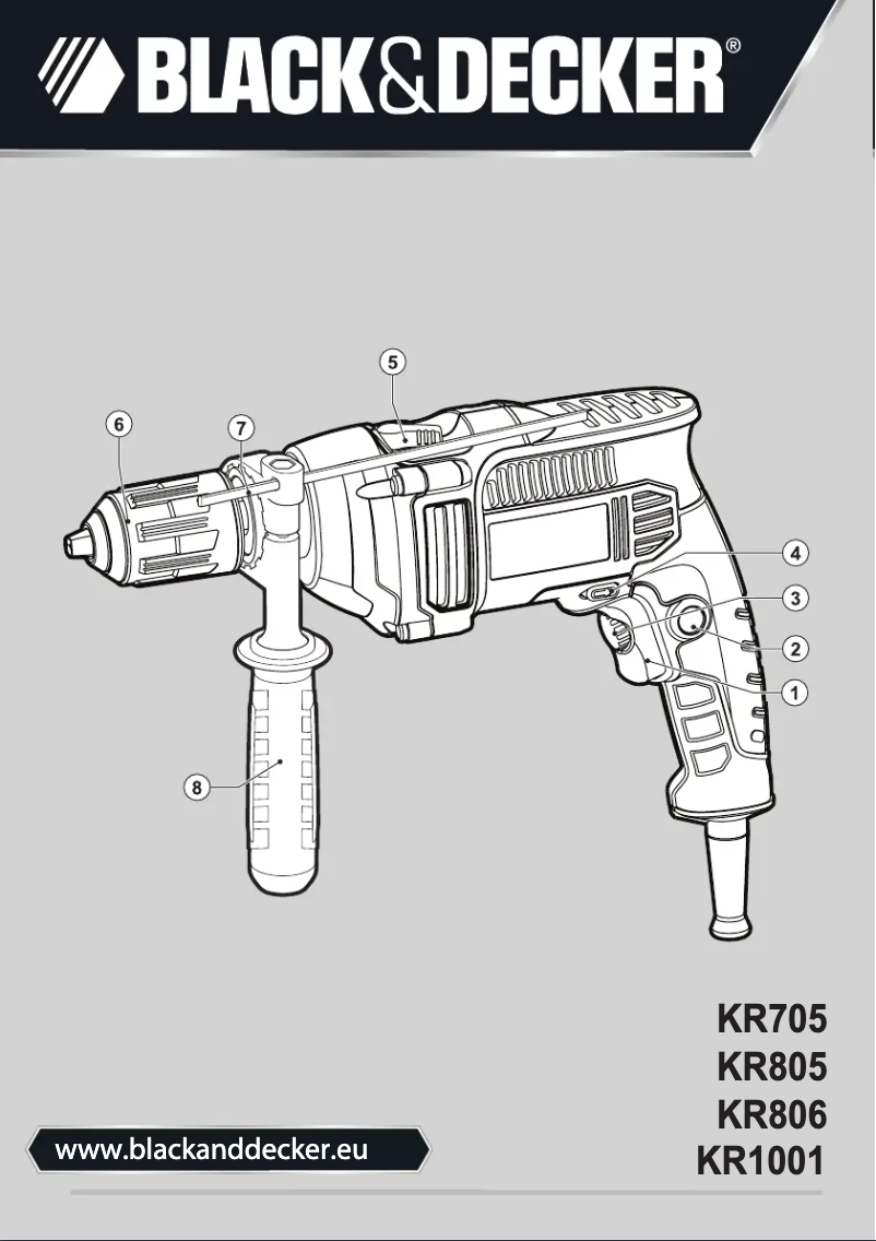 Imagen de la primera página del manual del dispositivo KR705