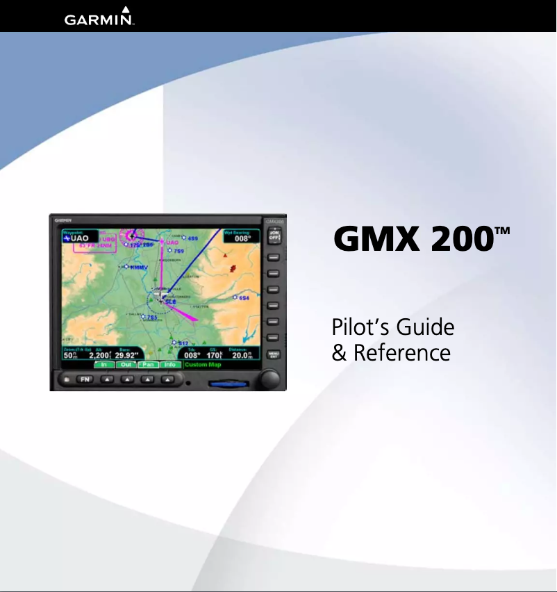 Página 1 del manual Manual de usuario Garmin GMX 200