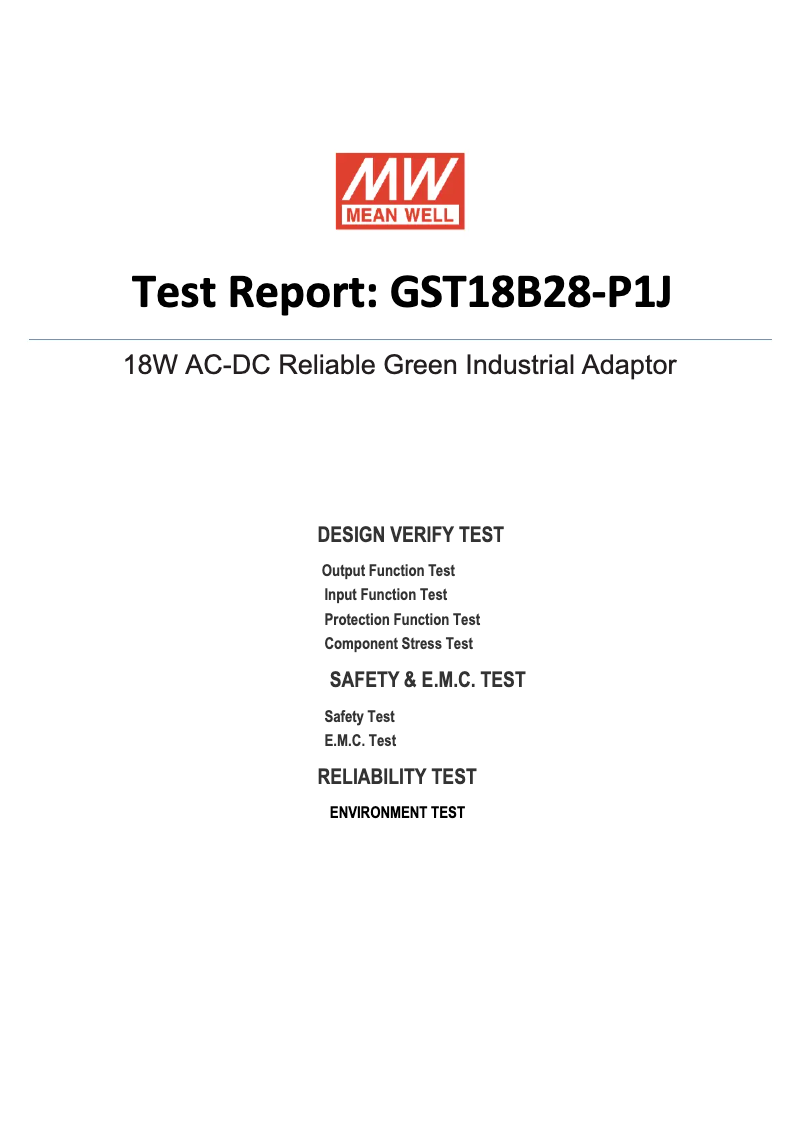 Imagen de la primera página del manual del dispositivo GST18B28-P1J