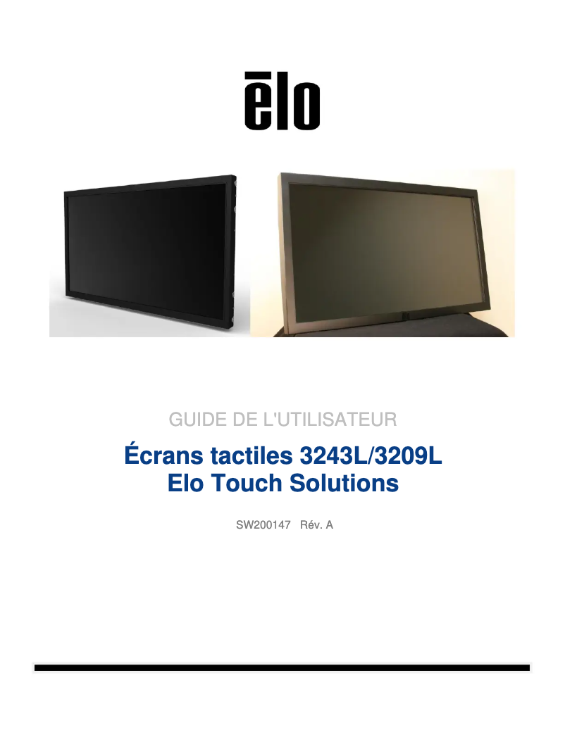 Imagen de la primera página del manual del dispositivo 3209L