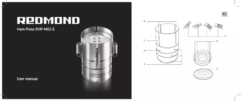 Página 1 del manual Manual de usuario Redmond RHP-M02-E