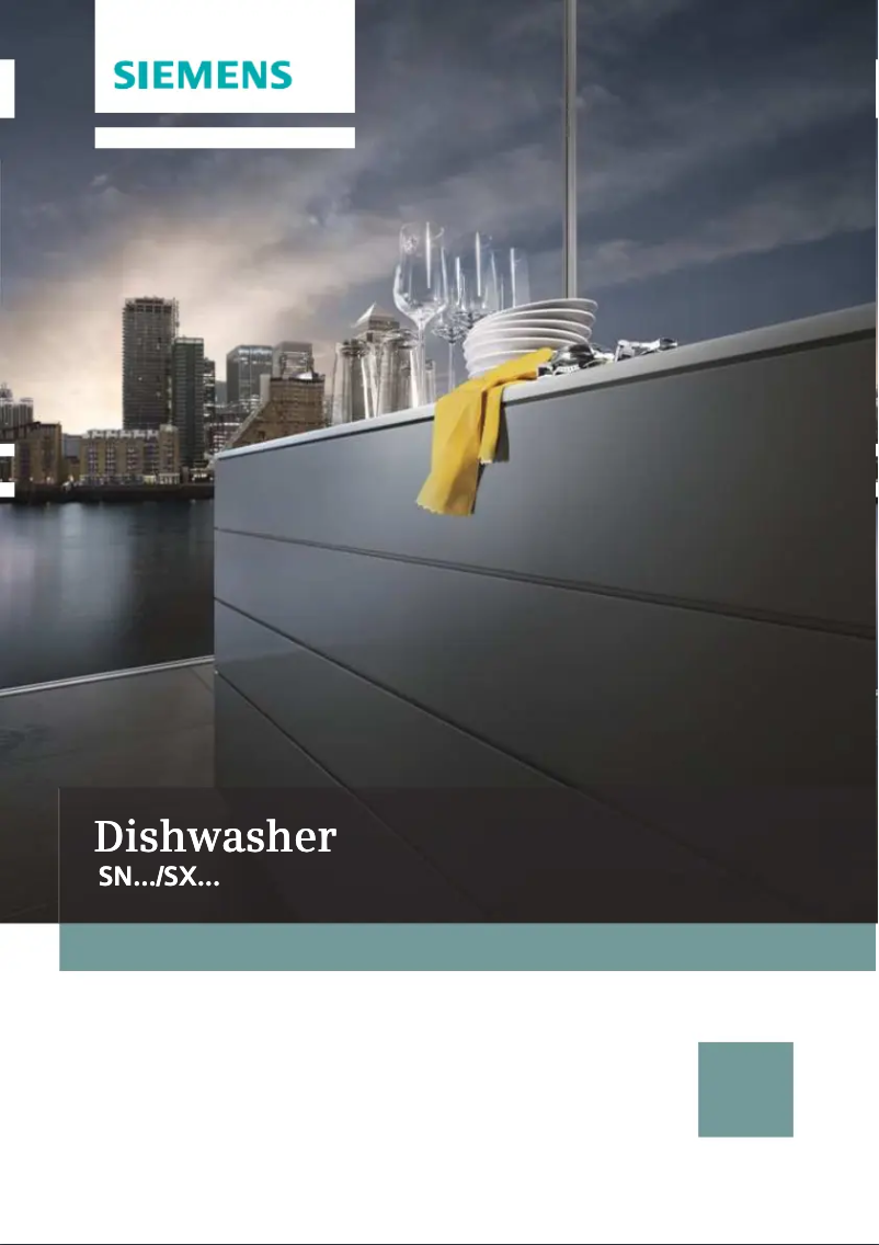 Página 1 del manual Manual de usuario Siemens SN24D830TR