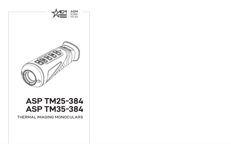 Página 1 del manual Manual de usuario AGM Taipan TM25-384