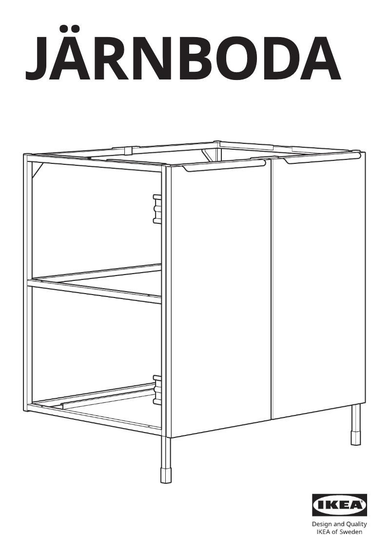 Página 1 del manual Manual de usuario Ikea JÄRNBODA 505.147.47