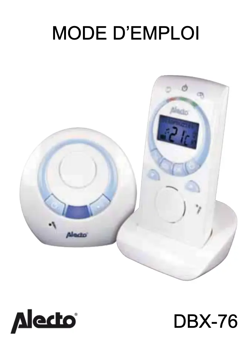 Imagen de la primera página del manual del dispositivo DBX-76 ECO