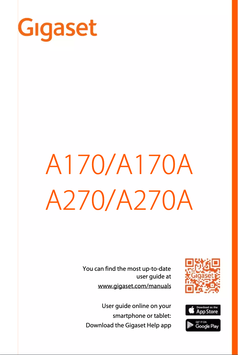 Imagen de la primera página del manual del dispositivo A270A Duo