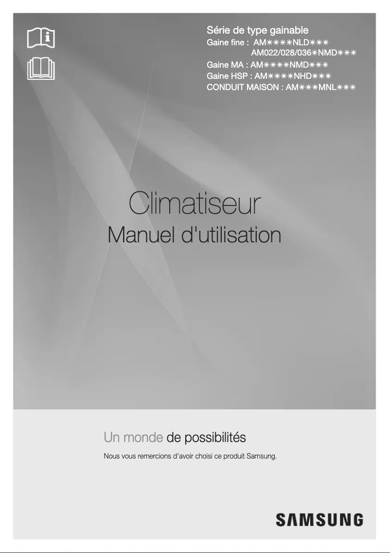 Imagen de la primera página del manual del dispositivo AM045FNMDEH