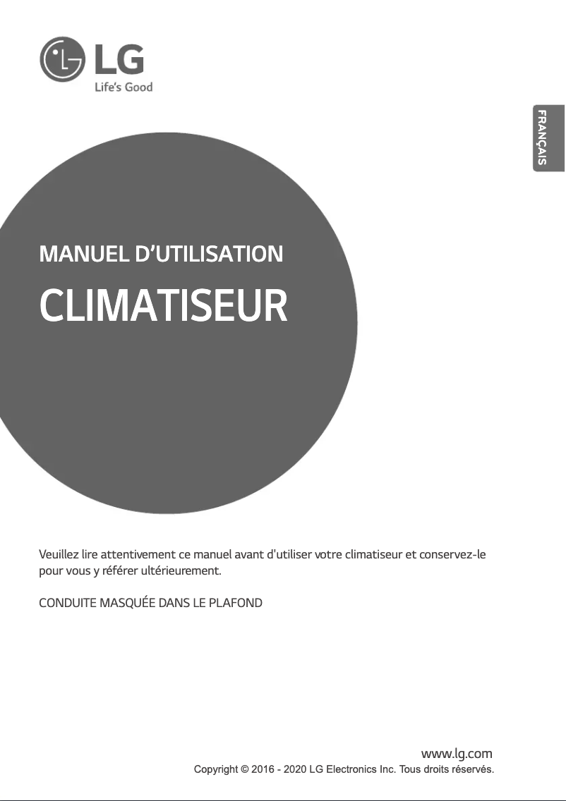 Página 1 del manual Manual de usuario LG ARNU48GM3B4