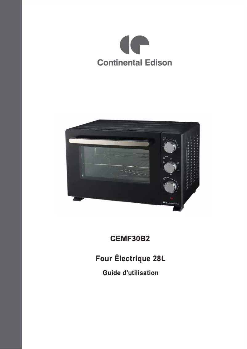 Imagen de la primera página del manual del dispositivo CEMF30B2