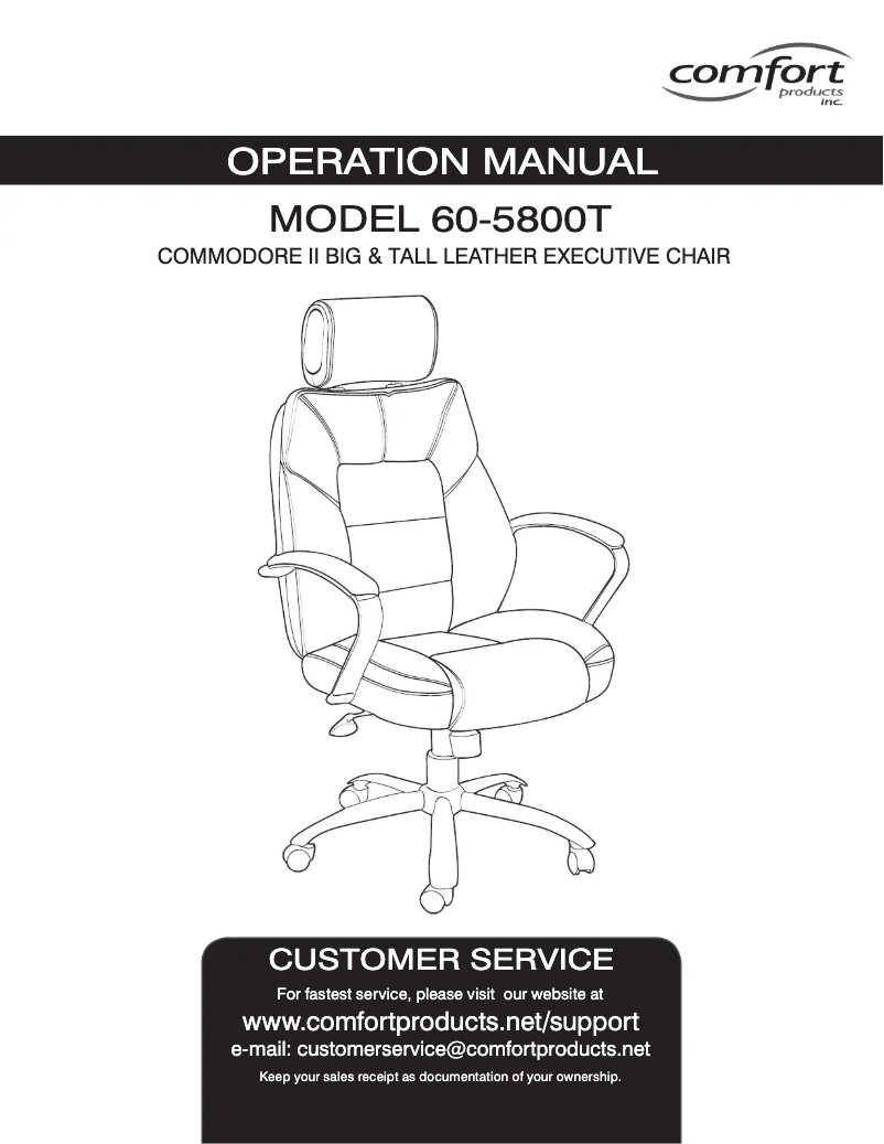 Imagen de la primera página del manual del dispositivo 60-5800T