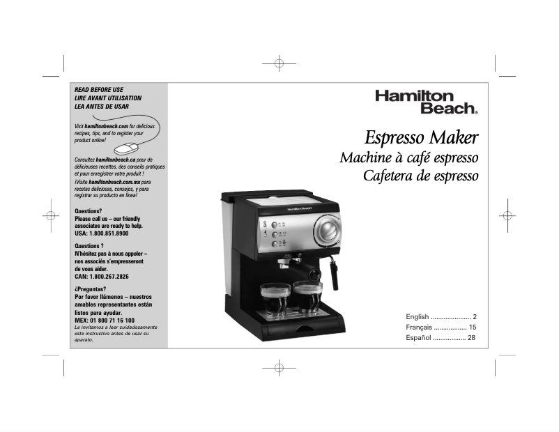 Imagen de la primera página del manual del dispositivo 40715