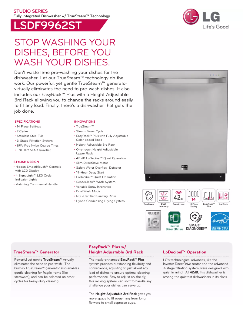 Imagen de la primera página del manual del dispositivo LSDF996