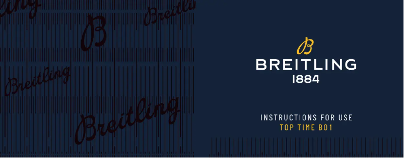 Página 1 del manual Manual de usuario Breitling Top Time B01