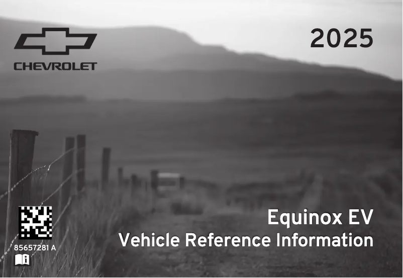 Página 1 del manual Manual de usuario Chevrolet Equinox EV (2025)