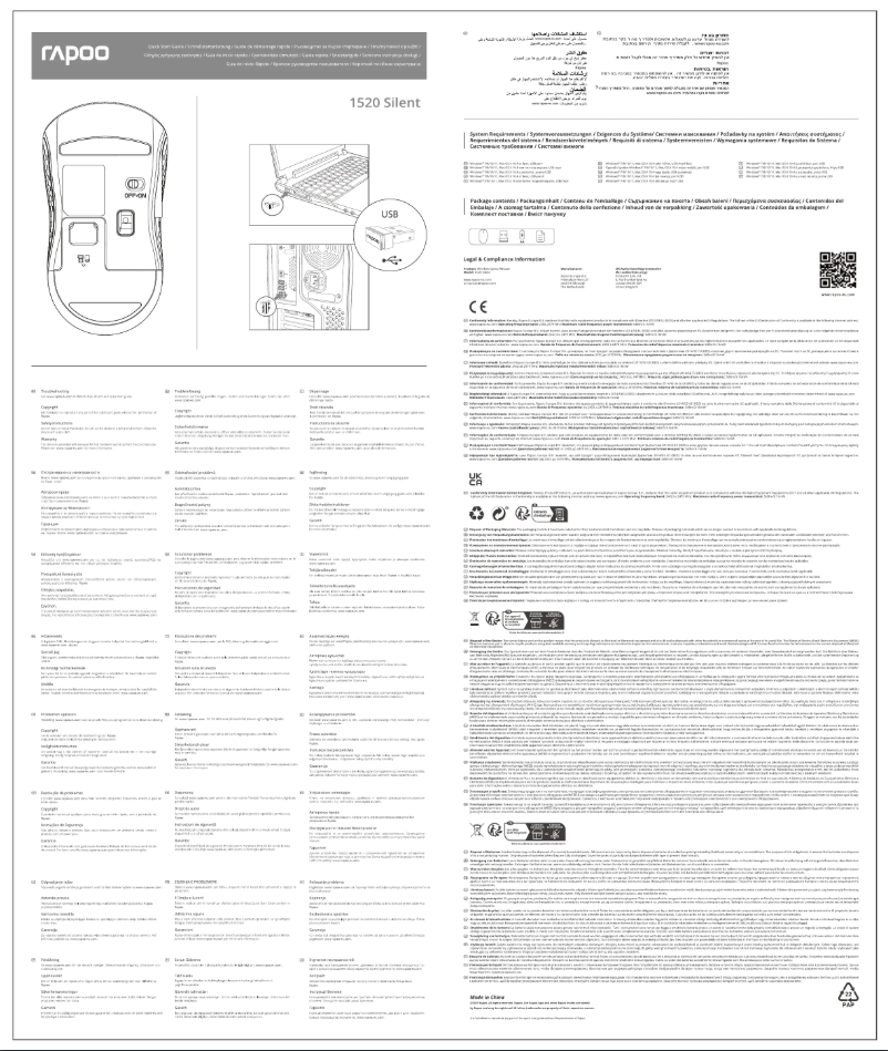 Imagen de la primera página del manual del dispositivo 1520 Silent
