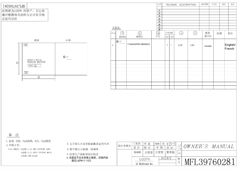 Imagen de la primera página del manual del dispositivo WT1801HVA